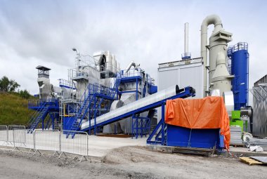 Thermal desorption plant